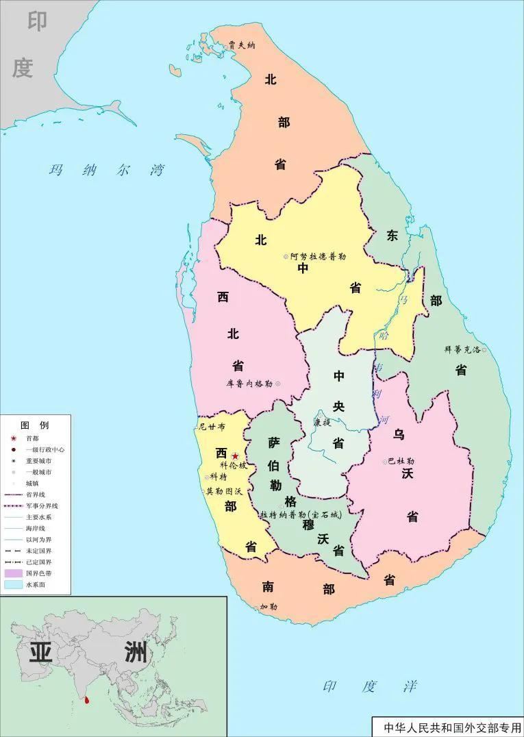 斯里兰卡是哪个洲的国家（斯里兰卡地图世界位置）(3)